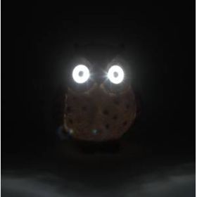 ERAFYS01-12 ЭРА Садовый светильник Сова коричневая на солнечной батарее, полистоун, 13 см (36/288) ‎