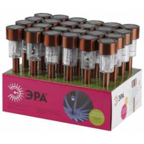 SL-SS30-CPR ЭРА Садовый светильник на солнечной батарее, нержавеющая сталь, "медный", 32 см (24/1320 ‎