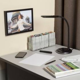 ЭРА наст.светильник NLED-477-8W-BK черный (20/120) ‎