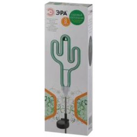 ERASF012-31 ЭРА Садовый неоновый светильник Кактус на солнечной батарее (12/288) ‎