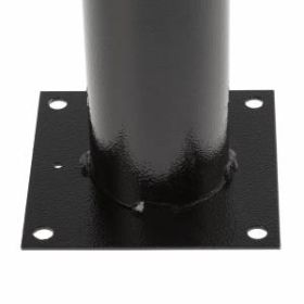 Опора металлическая ЭРА для светильников НТУ h1000mm сталь черная эмаль без накладки код накладки Б0048623 ‎