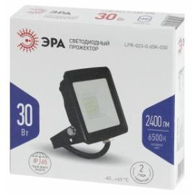 Прожектор светодиодный уличный ЭРА LPR-023-0-40K-030 30Вт 4000K 2400Лм 103х99х23,5 ‎