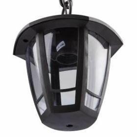 ЭРА Светильник садово-парковый 6гран черный подвесной E27 IP44(У1) НСУ 07-40-002 «Марсель 1» (8/96) ‎