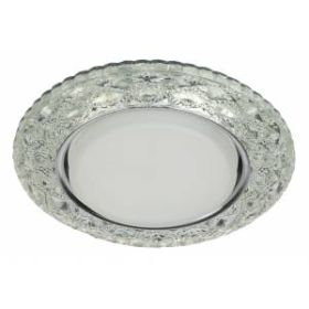 DK LD24 SL/WH Светильник ЭРА декор cо светодиодной подсветкой Gx53, прозрачный (50/800) ‎