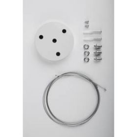 Светильник светодиодный Geometria ЭРА Quadro SPO-164-W-40K-110 110Вт 4000К 17300Лм IP40 800*800*80 белый подвесной ‎