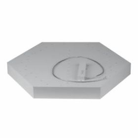 Светильник светодиодный Geometria ЭРА Hexagon SPO-121-W-40K-038 38Вт 4000К 4000Лм IP40 600*600*80 белый подвесной ‎