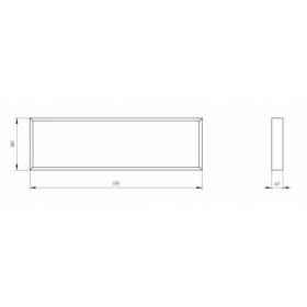 Светильник светодиодный ЭРА SPO-950-3-40K-018 18Вт 4000К 1890Лм IP40 595х180х40 матовый ‎
