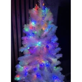 ENIN - WM ЭРА Гирлянда LED Мишура 3.9 м белый провод, мультиколор, 220V (24/576) ‎