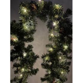 ENIN -5NW ЭРА Гирлянда LED Нить 5 м теплый свет, АА (100/2500) ‎