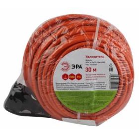 ЭРА Удлинитель силовой UPx-1e-3x1.5-30m-IP44 в бухте c/з 1 гн 30м ПВС 3х1.5 (6/144) ‎