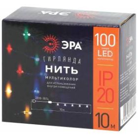 ENIN -10NM ЭРА Гирлянда LED Нить 10 м мультиколор 220V (100/1800) ‎