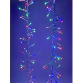 ENIN - WM ЭРА Гирлянда LED Мишура 3.9 м белый провод, мультиколор, 220V (24/576) ‎