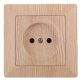 4-201-11 Intro Розетка 2P, 16А-250В, СУ, Solo, сосна (10/200/3200) ‎/ Б0043311