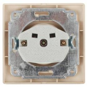 1-201-11 Intro Розетка 2P, 16А-250В, IP20, СУ, Plano, сосна (10/200/2400) ‎