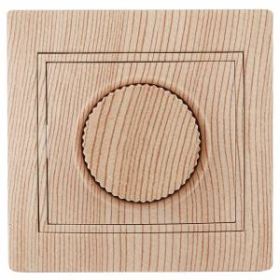 1-401-11 Intro Светорегулятор поворотный, 600Вт 230В, IP20, СУ, Plano, сосна (10/200/2000) ‎/ Б0030093