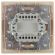 1-106-02 Intro Выключатель тройной, 10А-250В, IP20, СУ, Plano, сл.кость (10/200/2400) ‎