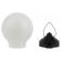 Светильник ЭРА НСП 01-60-003 подвесной Гранат полиэтилен IP44 E27 max 60Вт D150 шар белый ‎
