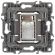 12-3102-12 ЭРА Розетка TV проходная, IP20, Эра12, графит (10/100/3200) ‎